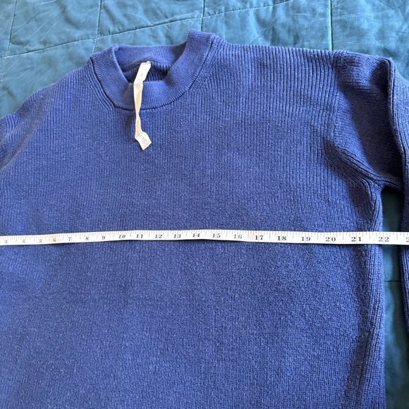 Lululemon Merino Wool Blend Ribbed Crewneck Sweater Size 10 - Picture 10 of 11